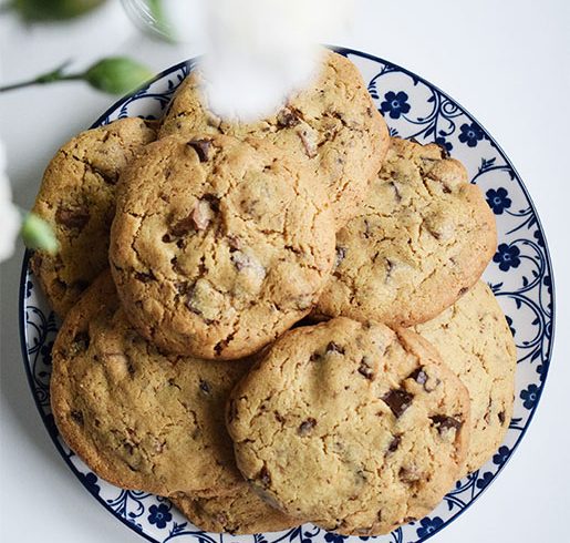 Erdnussbutter Schokolade Cookies | kuchengeschichten