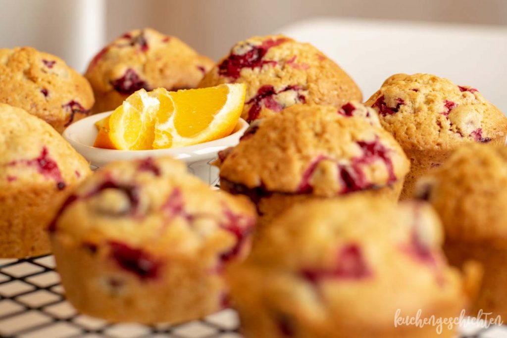 Cranberry-Orangen-Muffins | kuchengeschichten