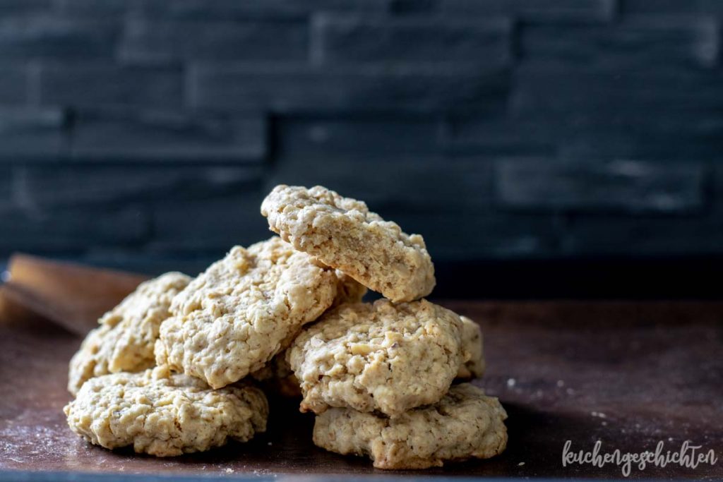 Haferflocken Cookies mit brauner Butter | kuchengeschichten