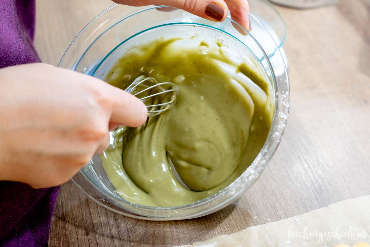 Matcha-Doppeldecker-Plätzchen - kuchengeschichten Matcha-Doppeldecker-Plätzchen - kuchengeschichten