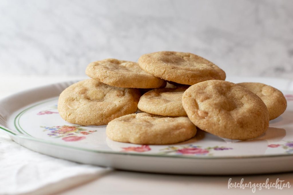 Churro-Cookies mit weißer Schokolade | kuchengeschichten